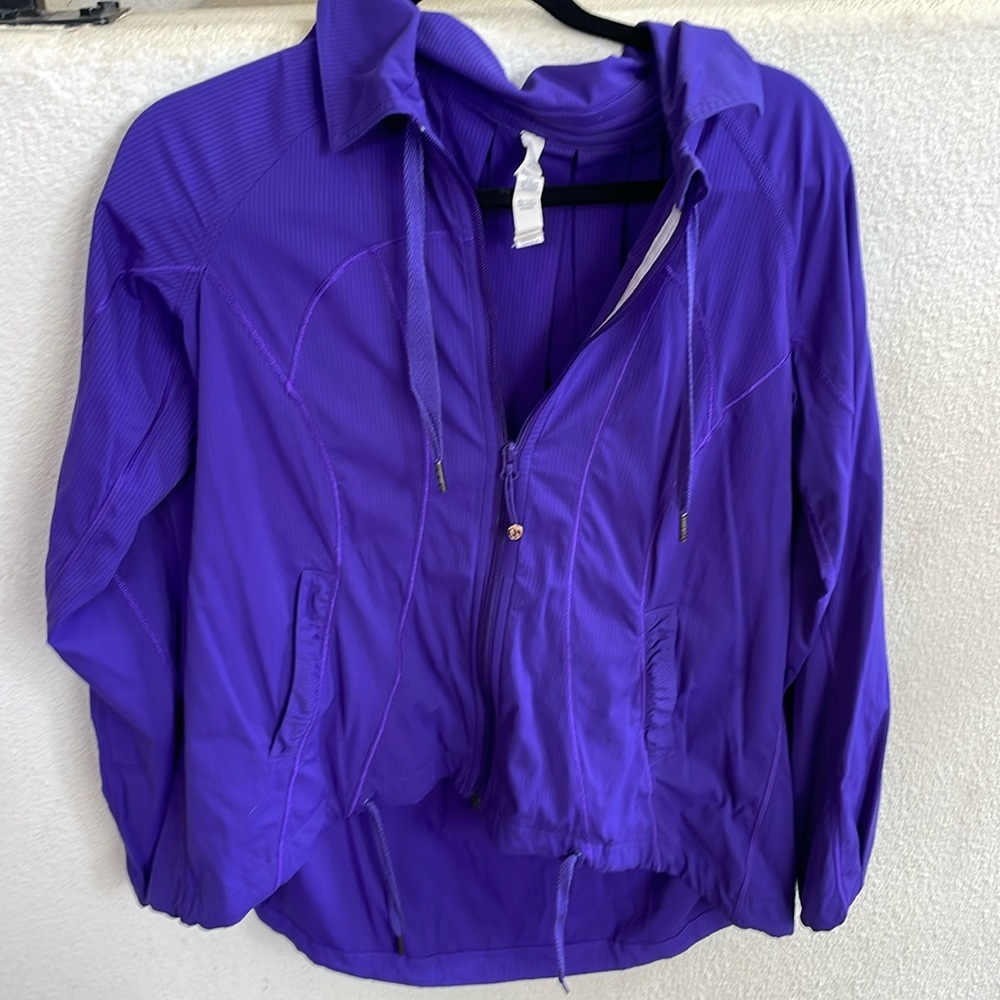 lululemon athletica Vibrant Purple Zip-Up Hoodie